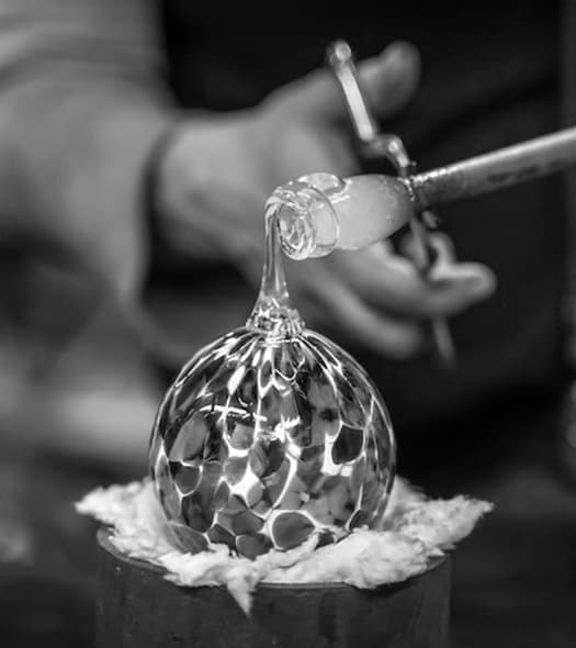 Hand-Blown Glass Christmas Ornaments