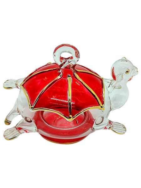 Turtle Shaped Glass Ornaments