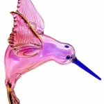 Bird Shaped Glass Ornaments