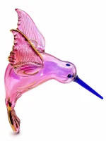 Bird Shaped Glass Ornaments