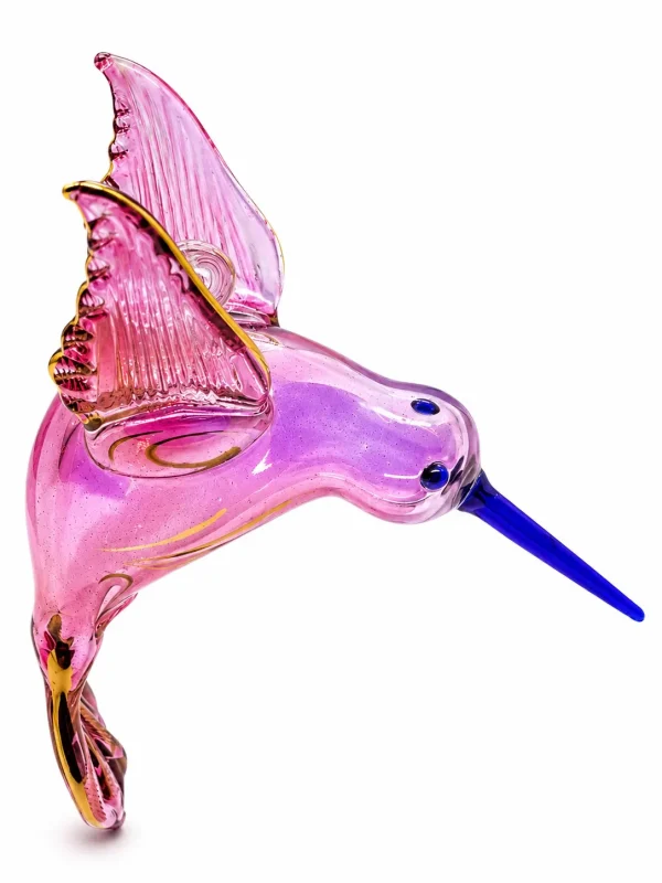 Bird Shaped Glass Ornaments