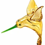 Bird Shaped Glass Ornaments