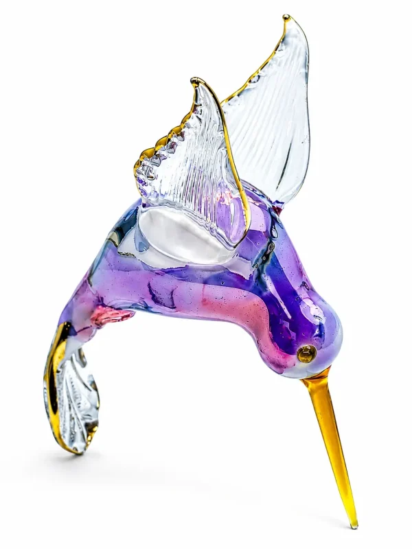 Bird Shaped Glass Ornaments