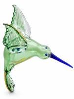 Bird Shaped Glass Ornaments