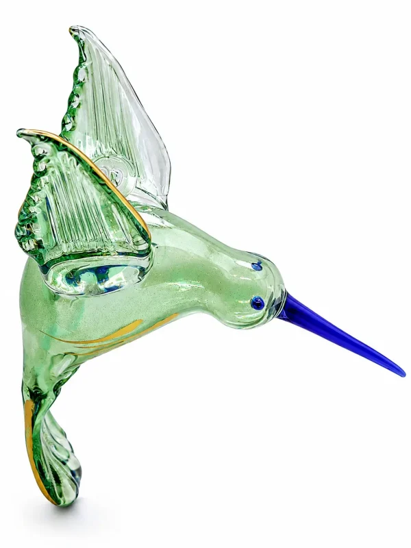 Bird Shaped Glass Ornaments