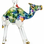 Camel Shaped Glass Ornaments