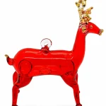 Deer Shaped Glass Ornaments