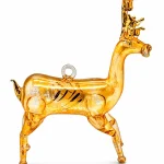 Deer Shaped Glass Ornaments