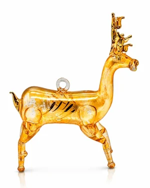 Deer Shaped Glass Ornaments