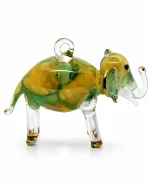 Elephant Shaped Glass Ornaments