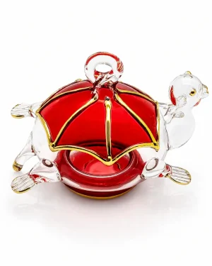 Turtle Shaped Glass Ornaments