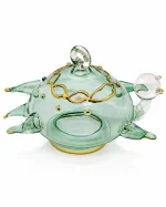 Turtle Shaped Glass Ornaments