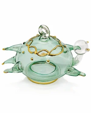 Turtle Shaped Glass Ornaments
