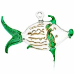 Fish Shaped Glass Ornaments