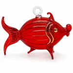 Fish Shaped Glass Ornaments