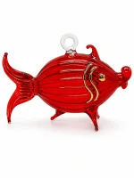 Fish Shaped Glass Ornaments