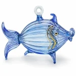 Fish Shaped Glass Ornaments