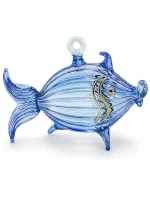 Fish Shaped Glass Ornaments
