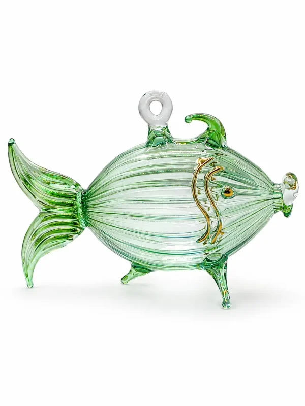 Fish Shaped Glass Ornaments