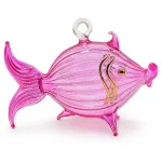 Fish Shaped Glass Ornaments