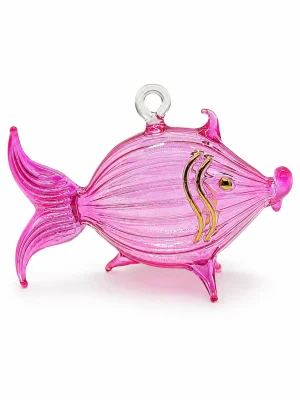 Fish Shaped Glass Ornaments
