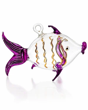 Fish Shaped Glass Ornaments