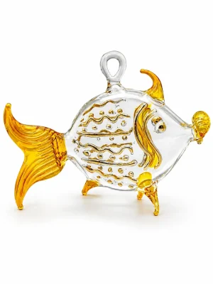 Fish Shaped Glass Ornaments