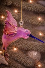 Bird Shaped Glass Ornaments BRO10 - Image 2