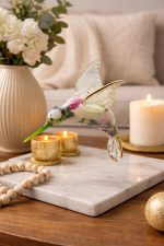 Bird Shaped Glass Ornaments BRO07 - Image 2