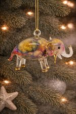 Elephant Shaped Glass Ornaments - Image 3