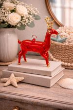 Deer Shaped Glass Ornaments DEERO02 - Image 2