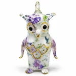 Owl Shaped Glass Ornaments