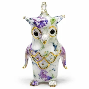 Owl Shaped Glass Ornaments