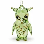 Owl Shaped Glass Ornaments