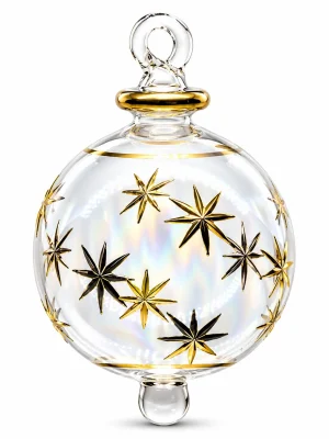 Golden Christmas Ball Ornaments
