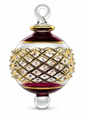 Purple Christmas Ball Ornaments