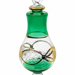 Green Christmas Glass Ornaments