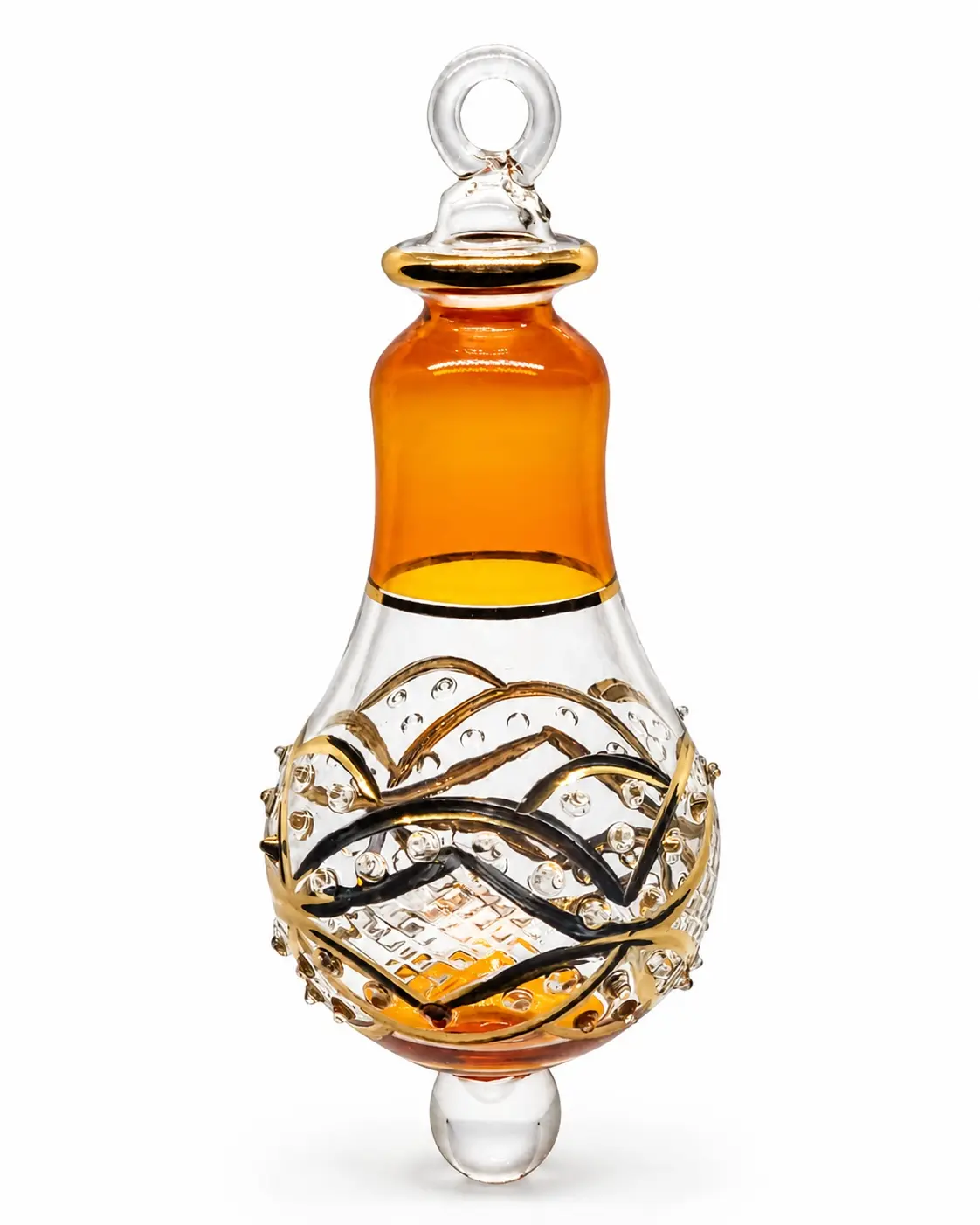 Orange Christmas Glass Ornaments Orange Christmas Glass Ornaments