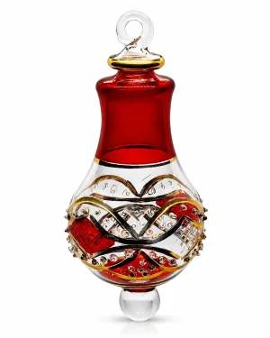 Red Christmas Glass Ornaments