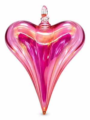 Red Heart-Shaped Large Christmas Ornaments