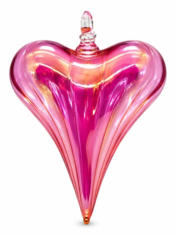 Red Heart-Shaped Large Christmas Ornaments