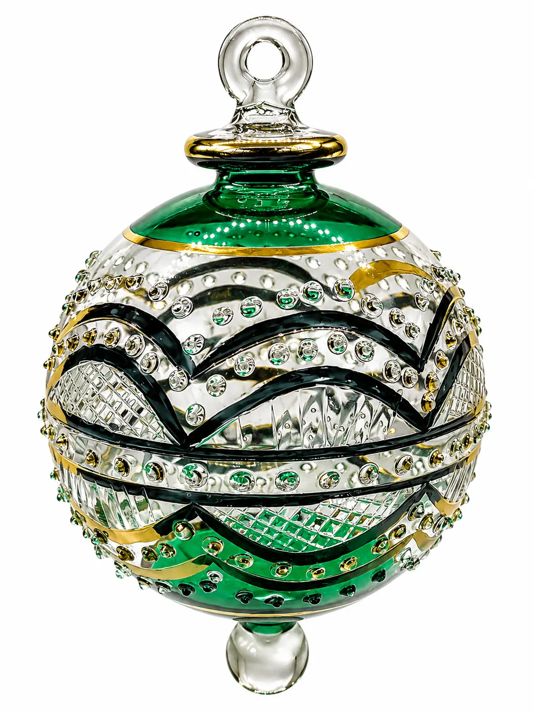 Green Large Christmas Ornaments Green Large Christmas Ornaments