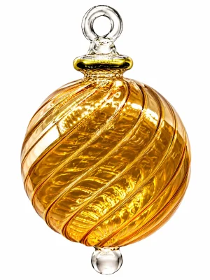 Yellow Large Christmas Ornaments